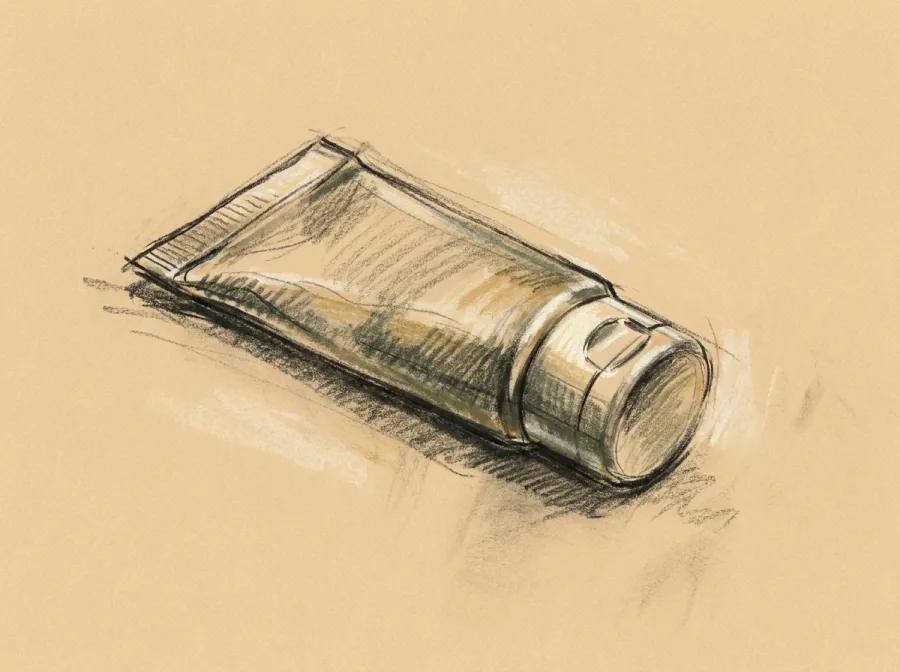 Sketch of Neutrogena hand cream
